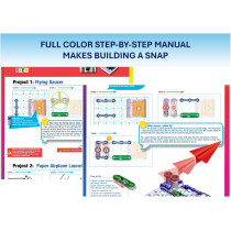 Snap Circuits Flight Deck STEM Toy Kit | Ages 8+ | Gift for Kids