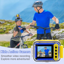 GKTZ Kids Waterproof Camera 1080P HD - Perfect Gift for Ages 3-12
