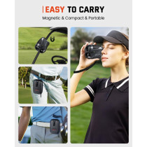 Golf Rangefinder with Slope - 1500 Yards, 7X Magnification & USB-C
