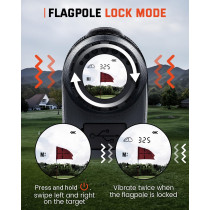 Golf Rangefinder with Slope - 1500 Yards, 7X Magnification & USB-C