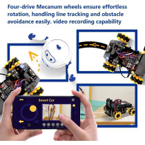 Kit Voiture Robot Caméra 4WD Programmable Arduino STEM 12+