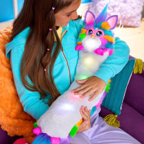 FURBY DJ Neon Star Plush Toy – Interactive Music, Lights & Games, Age 6+