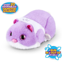 Pets Alive Hamstermania Purple by ZURU – Interactive Hamster Toy with 20+ Sounds