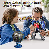 Jouet Globe 2 en 1 Robot Transformable - Cadeau Enfants