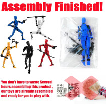 Titan 13 Lucky Robot 3D Printed Action Figures - 9pcs Game Gifts 2025