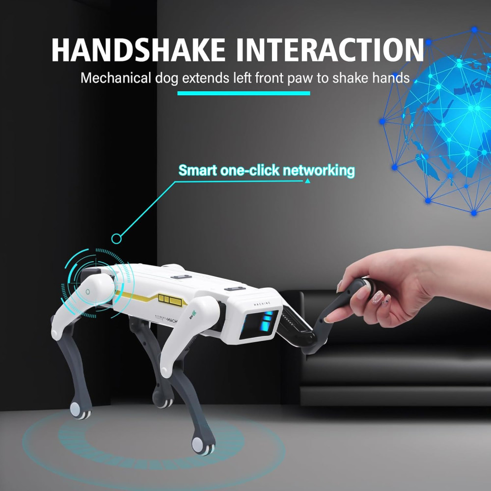 Jaming AI Robot Dog Toy – Remote Control, Voice & Bluetooth, Interactive Gift