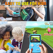 32-Bit Handheld Games for Kids with 139 Preloaded Games & IPS Screen