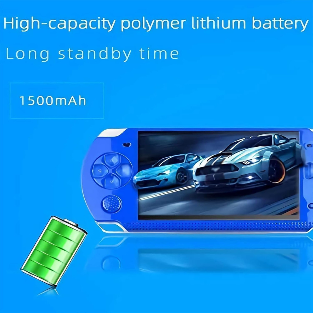 Handheld Electronic Game Console with 1200+ Retro Games & TV Output
