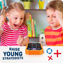 Jeu Électronique Tic-Tac-Toe 3-en-1 | Cadeau Anniversaire Enfants 7+