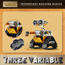 Kit Robot RC 3 en 1 – Dinosaure, Tank & Mur, 632 pcs