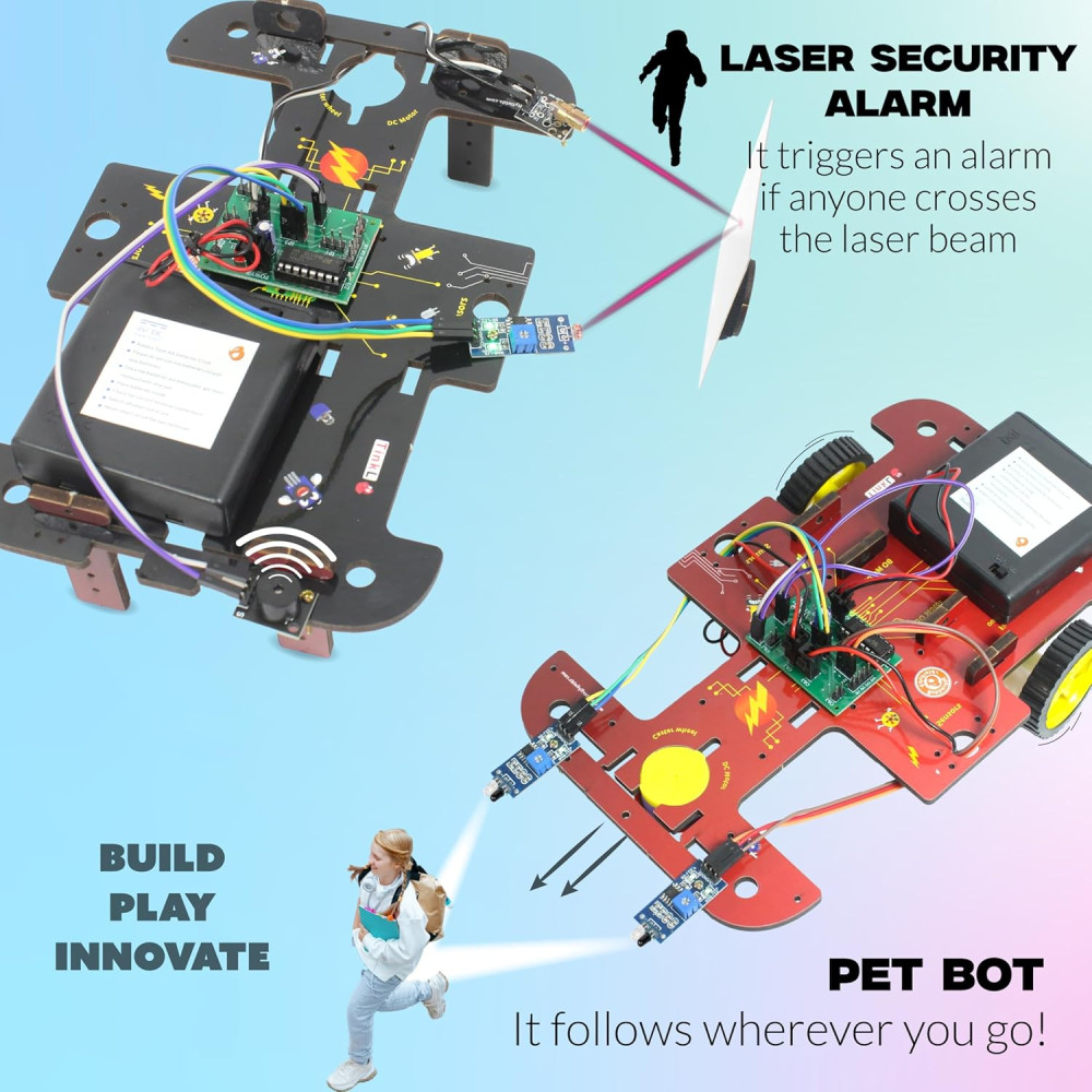 ButterflyEdufields 40in1 STEM Robotics Kit for Kids 8-12 | 100+ Parts