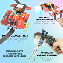 Kit Robotique STEM 40-en-1 ButterflyEdufields pour Enfants 8-12 ans