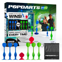 Popdarts Rookie Pack – Easy, Fun Suction Cup Dart Game for All Ages