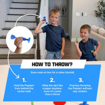 Popdarts Rookie Pack – Easy, Fun Suction Cup Dart Game for All Ages