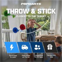 Popdarts Rookie Pack – Easy, Fun Suction Cup Dart Game for All Ages