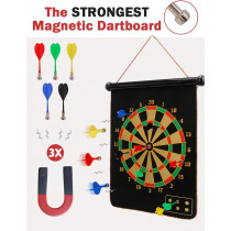 Ranslen Magnetic Dart Board with 15 Darts – Fun Gift for Kids & Adults