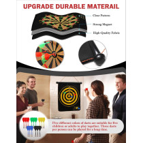 Ranslen Magnetic Dart Board with 15 Darts – Fun Gift for Kids & Adults