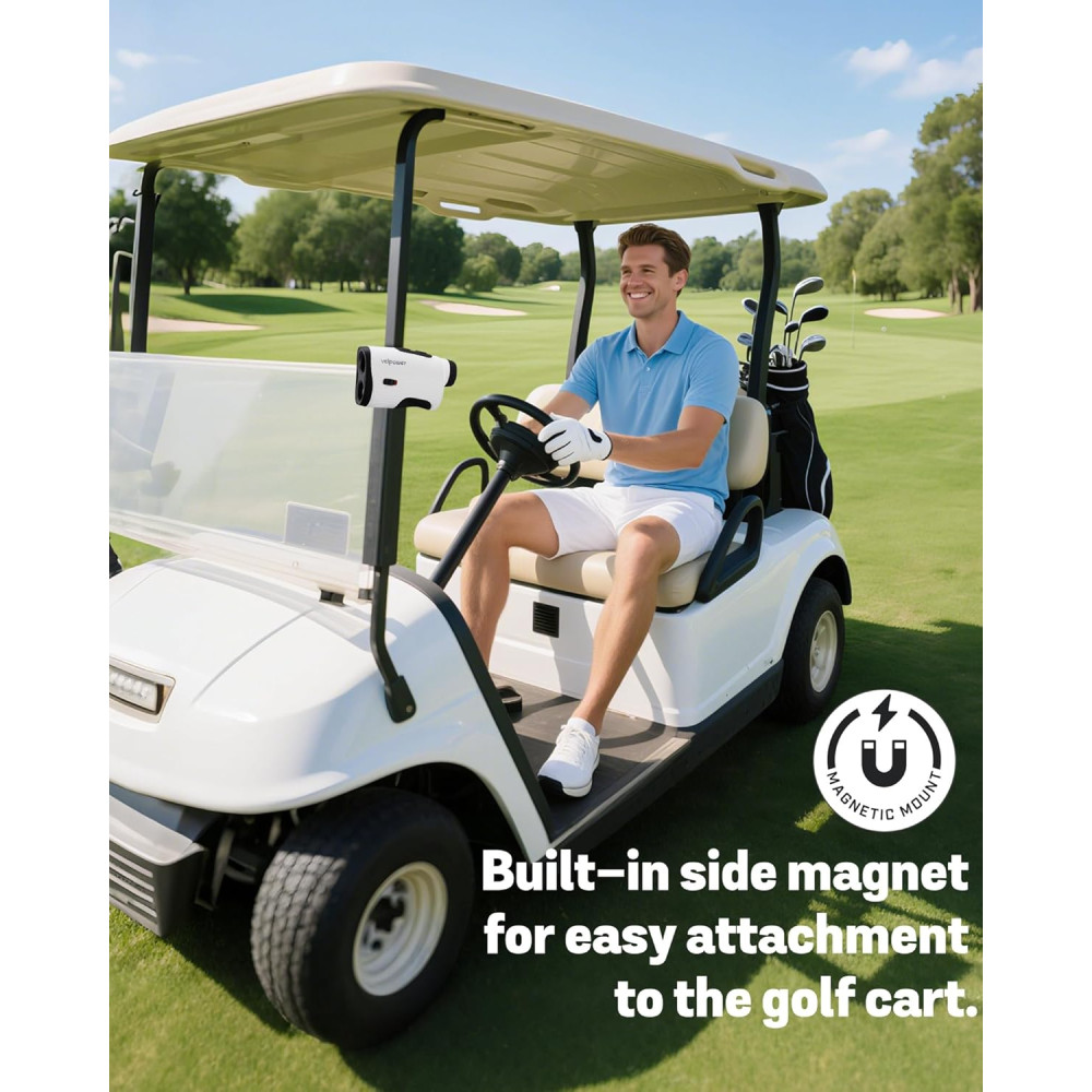 Télémètre Golf 1200Y Laser Slope 7X Rechargeable Étanche
