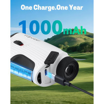 Télémètre Golf 1200Y Laser Slope 7X Rechargeable Étanche