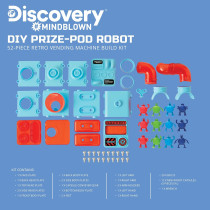 Discovery DIY Prize-Pod Robot Kit - 52-Piece STEM Robotics Toy for Kids 8+