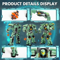 MZMSBAO 542 PCS Robot Mech Building Blocks – Cool Action Toy Gift for Kids