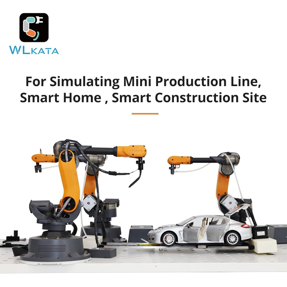 Mirobot 6DoF Mini Industrial Robotic Arm Kit – Programmable & Lightweight