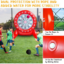 Jeux de Fléchettes Géants Gonflables 6ft avec Pompe et Ballon
