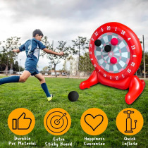 Jeux de Fléchettes Géants Gonflables 6ft avec Pompe et Ballon