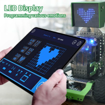 Qoopers 6-in-1 Programming Robot Kit with Remote, LED, Sensor for Kids