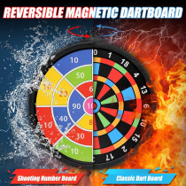 Magnetic Dart Board with 12 Darts – Safe Indoor Outdoor Game for Kids 6-14
