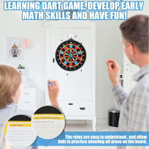 Magnetic Dart Board with 12 Darts – Safe Indoor Outdoor Game for Kids 6-14
