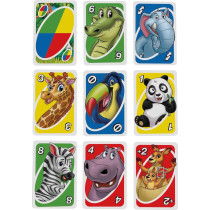 Mattel UNO Junior Card Game for Kids – Fun Animal Matching & Easy Rules