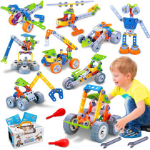 10-in-1 STEM Building Toys for Kids Ages 4-8 | Educational Gift Idea