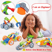 10-in-1 STEM Building Toys for Kids Ages 4-8 | Educational Gift Idea