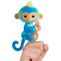 2023 New Interactive Baby Monkey Toy Leo (Blue) – 70+ Sounds & Reactions