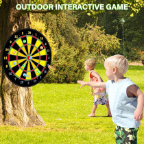 Large Kids Dart Board with Sticky Balls & Darts - Indoor/Outdoor Fun Toy