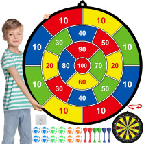 Large Kids Dart Board with Sticky Balls & Darts - Indoor/Outdoor Fun Toy