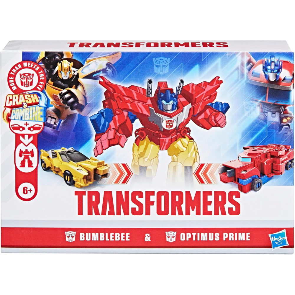 Transformers Crash & Combine 3.75 Bumblebee & Optimus Prime Toys