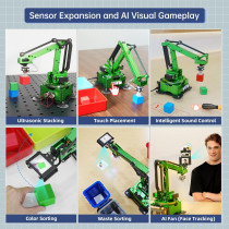 Kit Bras Robotique MaxArm Arduino Python ESP32 WiFi Bluetooth STEM