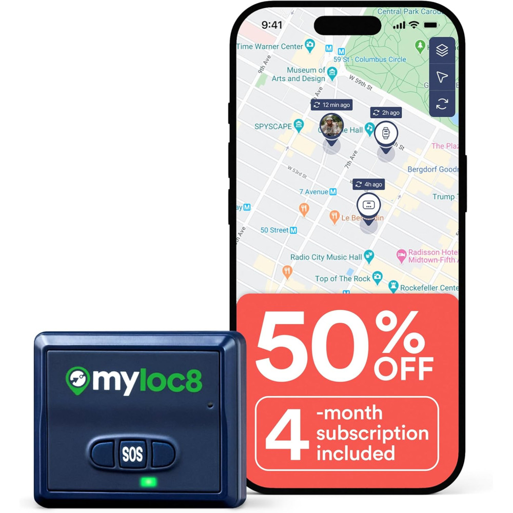 4G LTE GPS Tracker for Vehicles – Real-Time, Waterproof, 14-Day Battery