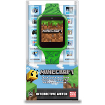 Minecraft Kids Smart Watch with Camera, Games & Custom Clock Faces