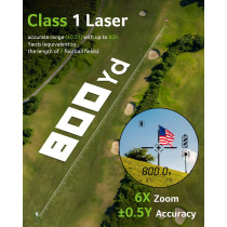 Acer Télémètre Golf avec Inclinaison 800-1200Yards 6X