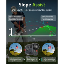 Acer Télémètre Golf avec Inclinaison 800-1200Yards 6X