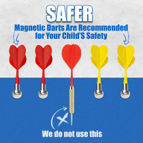 Magnetic Dart Board for Kids with 12 Darts – Fun Indoor/Outdoor Game