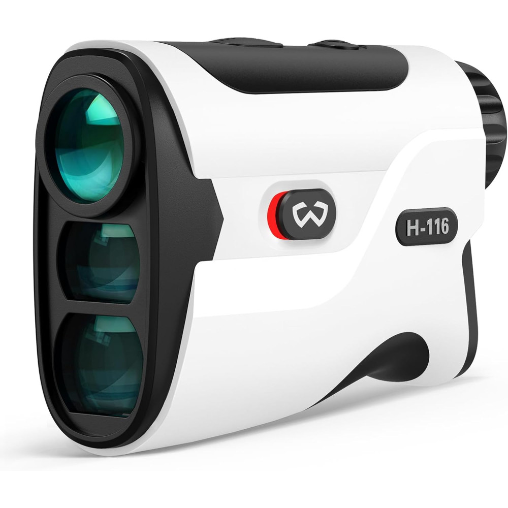 WOSPORTS Télémetre Golf 1500Y Distance Laser 6X Magnification