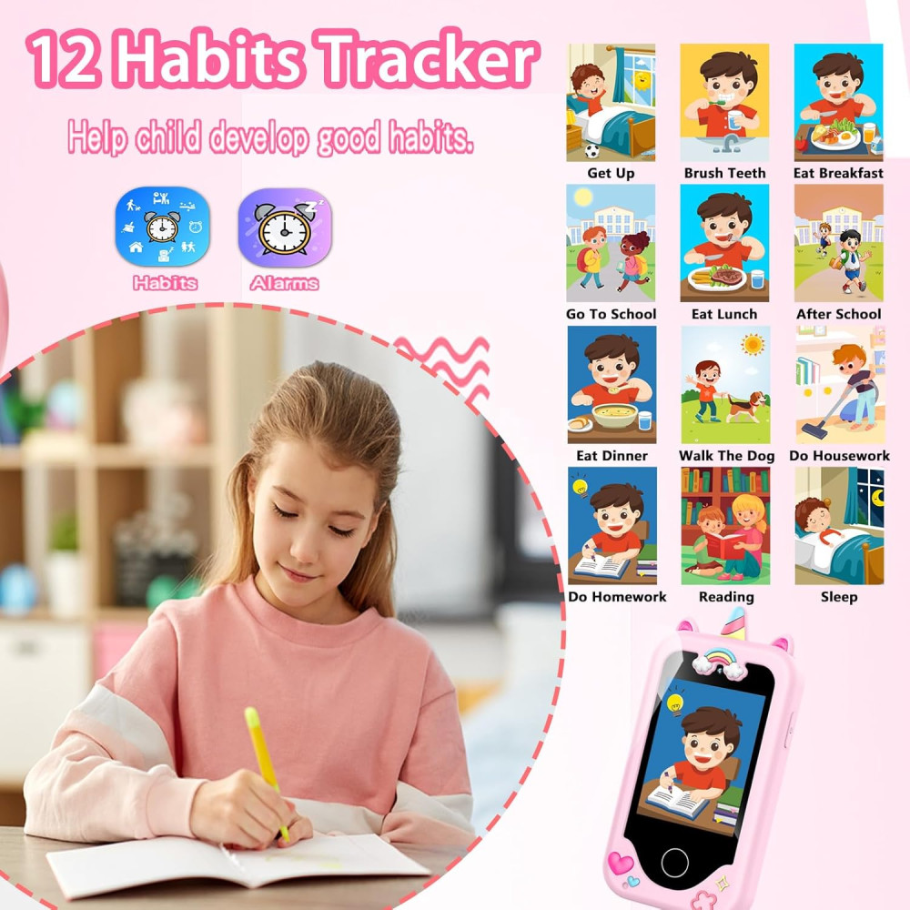 Kids Smart Phone for Girls Ages 3-10 | Learning Toy with Games & Camera