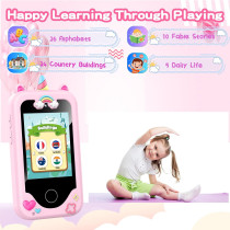 Kids Smart Phone for Girls Ages 3-10 | Learning Toy with Games & Camera