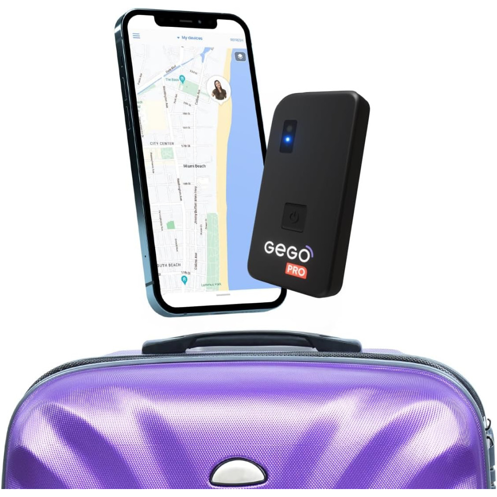 GEGO PRO GPS Tracker – Real-Time Universal Tracking for Luggage & More