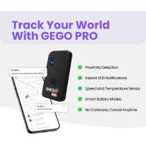 GEGO PRO GPS Tracker – Real-Time Universal Tracking for Luggage & More