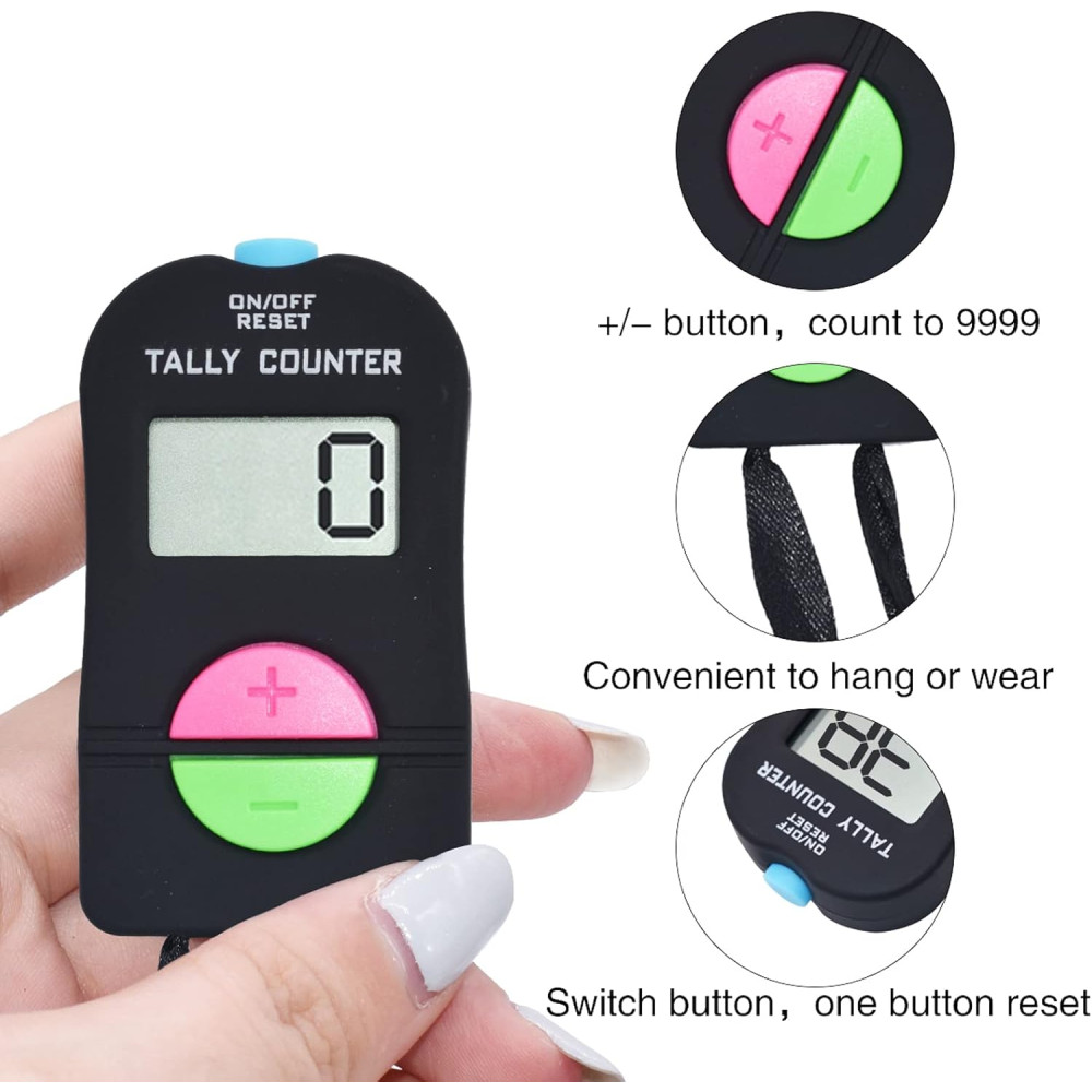 VANVENE Electronic Hand Clicker Counter – Easy Tally for Sports & More
